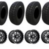 4 Wheels w/ 33in Tensor DSR Tires