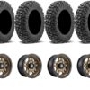 4 Wheels w/ 32in EFX Motovator Tires